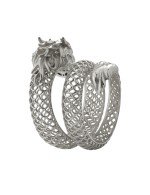 Кольцо из белого золота c бриллиантами