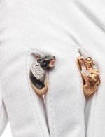 Серьги из золота c фианитом