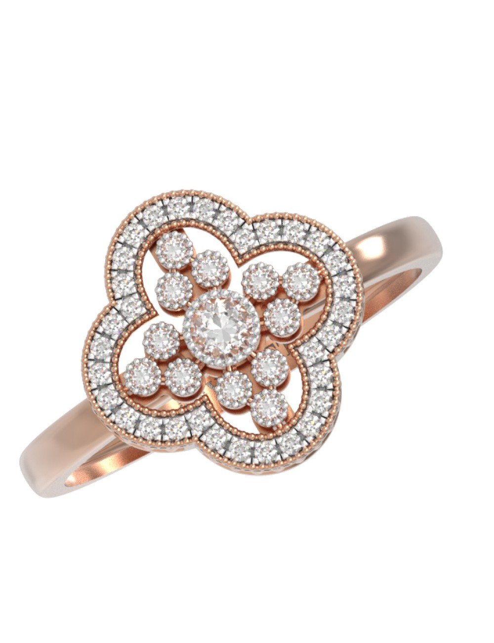 Кольцо из золота c бриллиантами