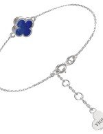 Браслет из белого золота c лазуритом