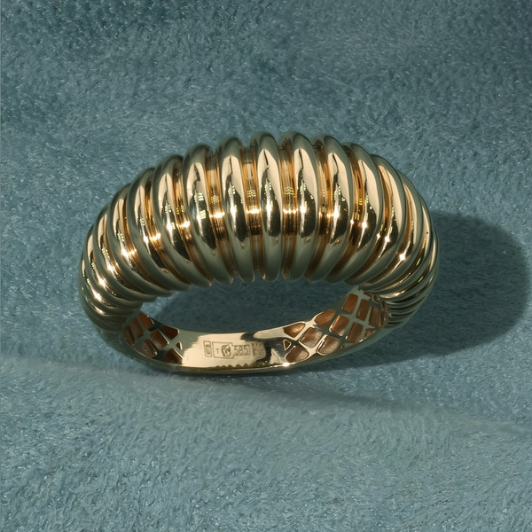 Кольцо из лимонного золота 585 пробы