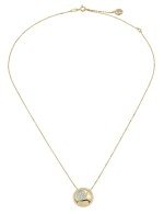 Колье из лимонного золота c бриллиантами