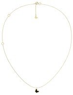 Колье из лимонного золота c ониксом