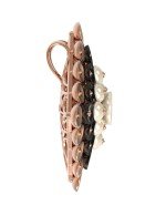 Подвеска из золота c ониксом и перламутром