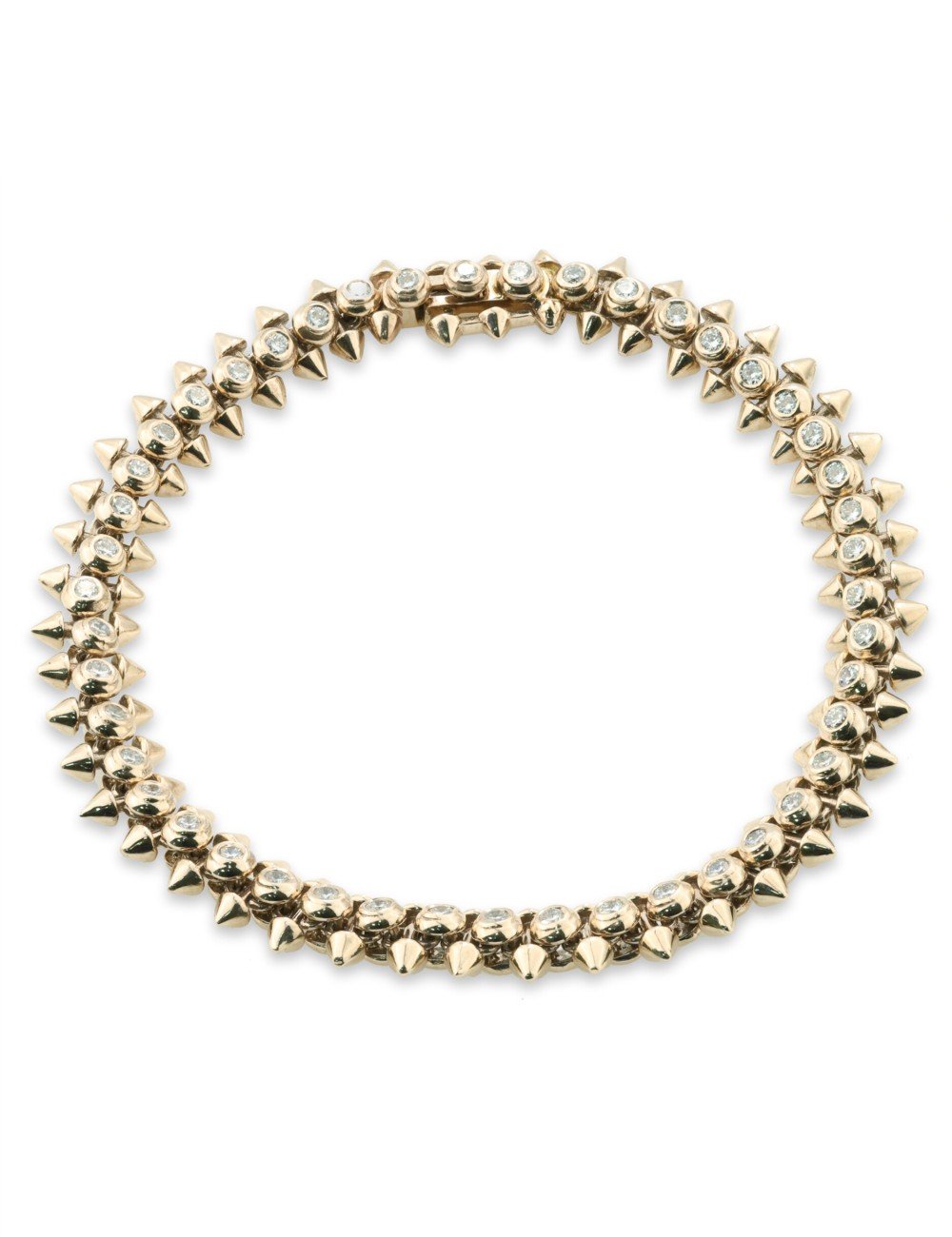 Браслет из лимонного золота c бриллиантами