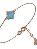 Браслет из золота c бирюзой