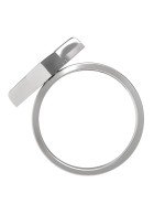 Кольцо из белого золота c лазуритом