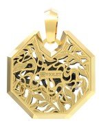 Подвеска из лимонного золота