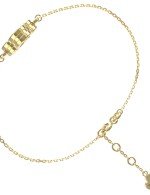 Браслет из лимонного золота c лазуритом