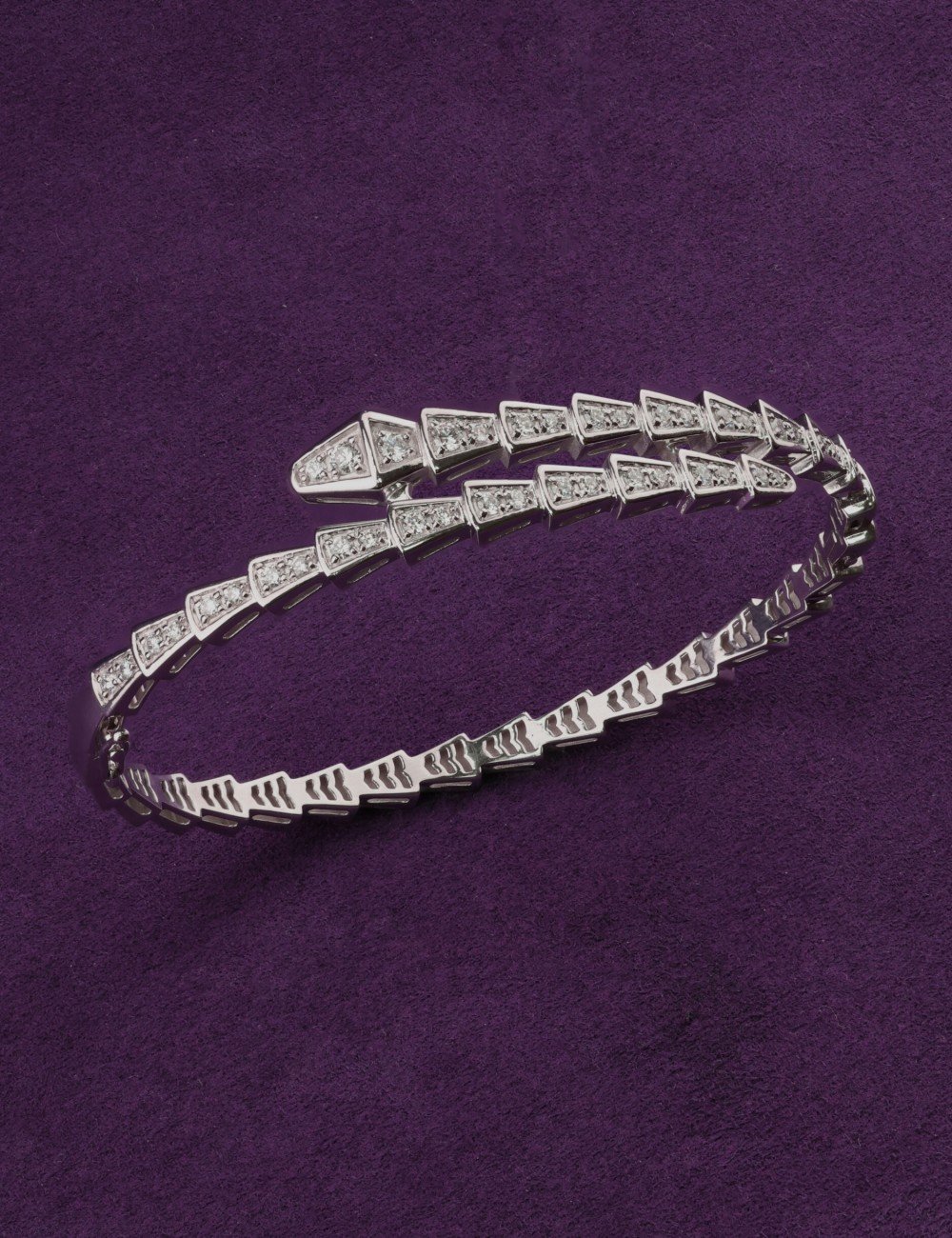 Браслет из белого золота c бриллиантами