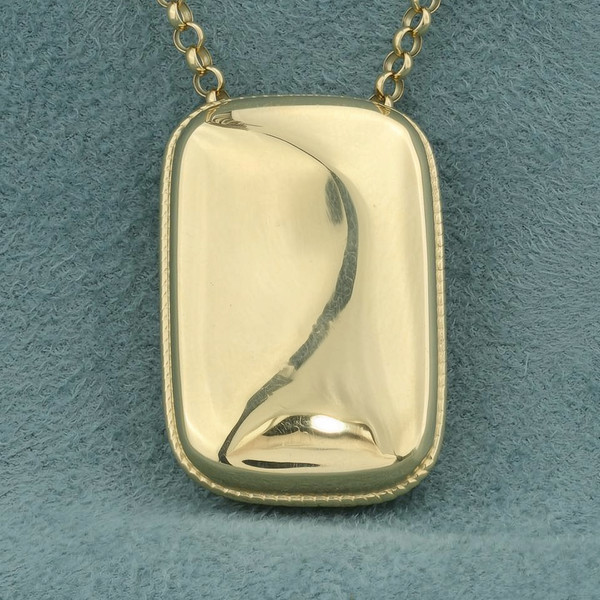 Подвеска из лимонного золота 585 пробы