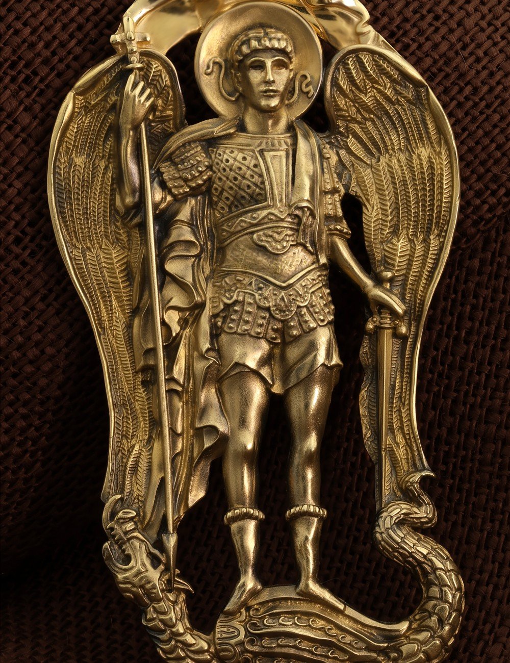 Образок из лимонного золота