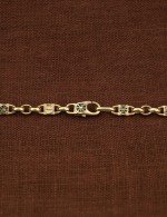 Цепь из лимонного золота c эмалью