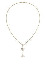 Колье из лимонного золота c бриллиантами