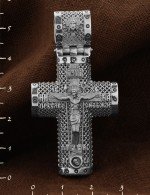 Крест из белого золота