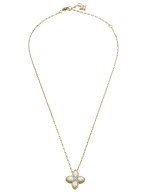 Колье из золота c бриллиантами и перламутром