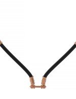 Шнурок шёлковый из золота c шёлковым шнурком