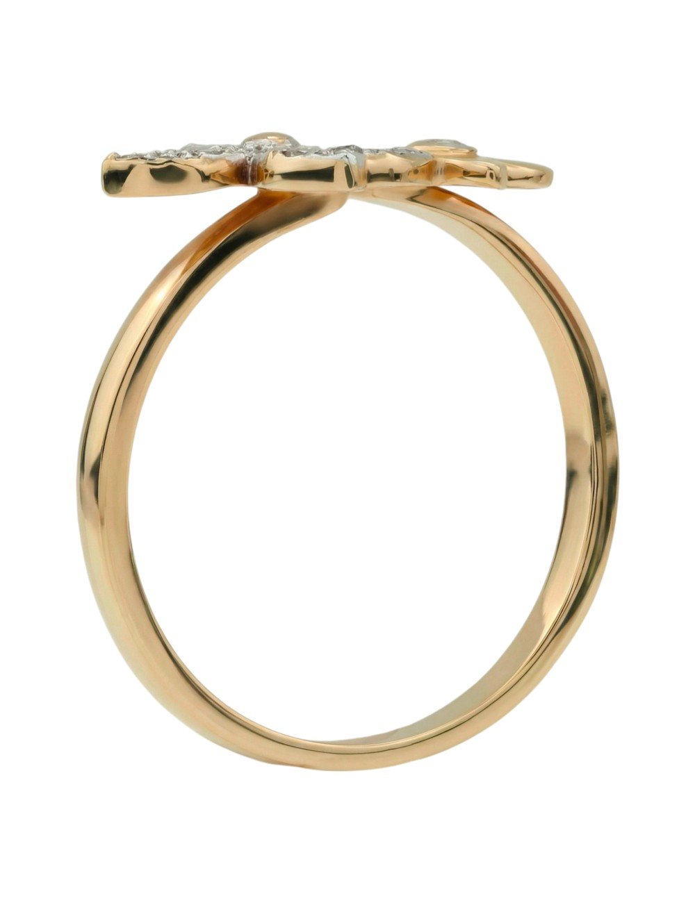 Кольцо из золота c бриллиантами