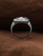 Кольцо из белого золота