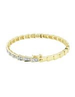 Браслет из лимонного золота c бриллиантами