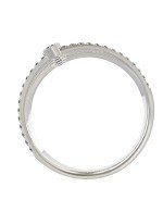 Кольцо из белого золота c бриллиантами