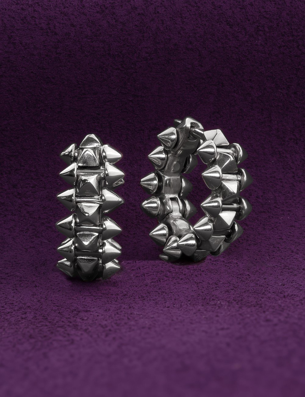 Серьги из белого золота