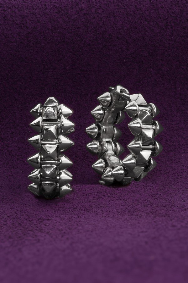 Серьги из белого золота