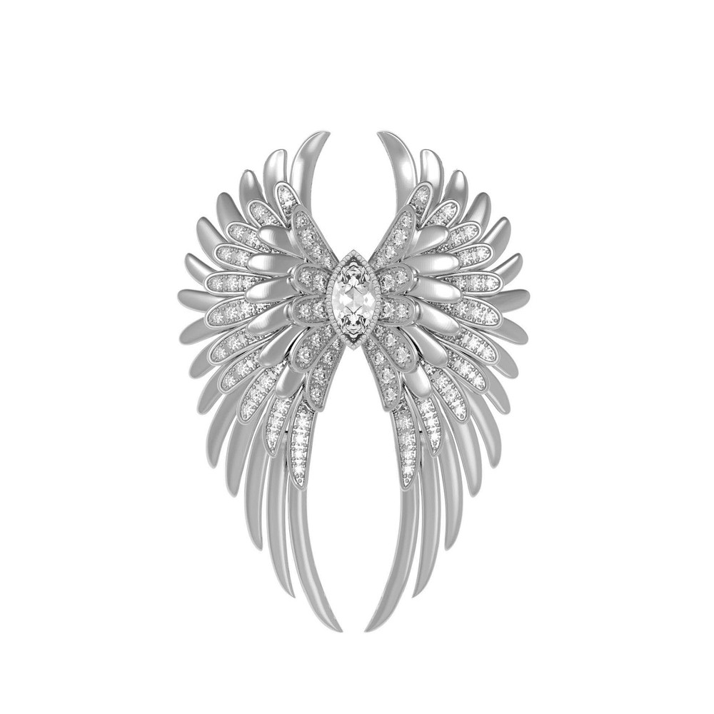 Подвеска из белого золота