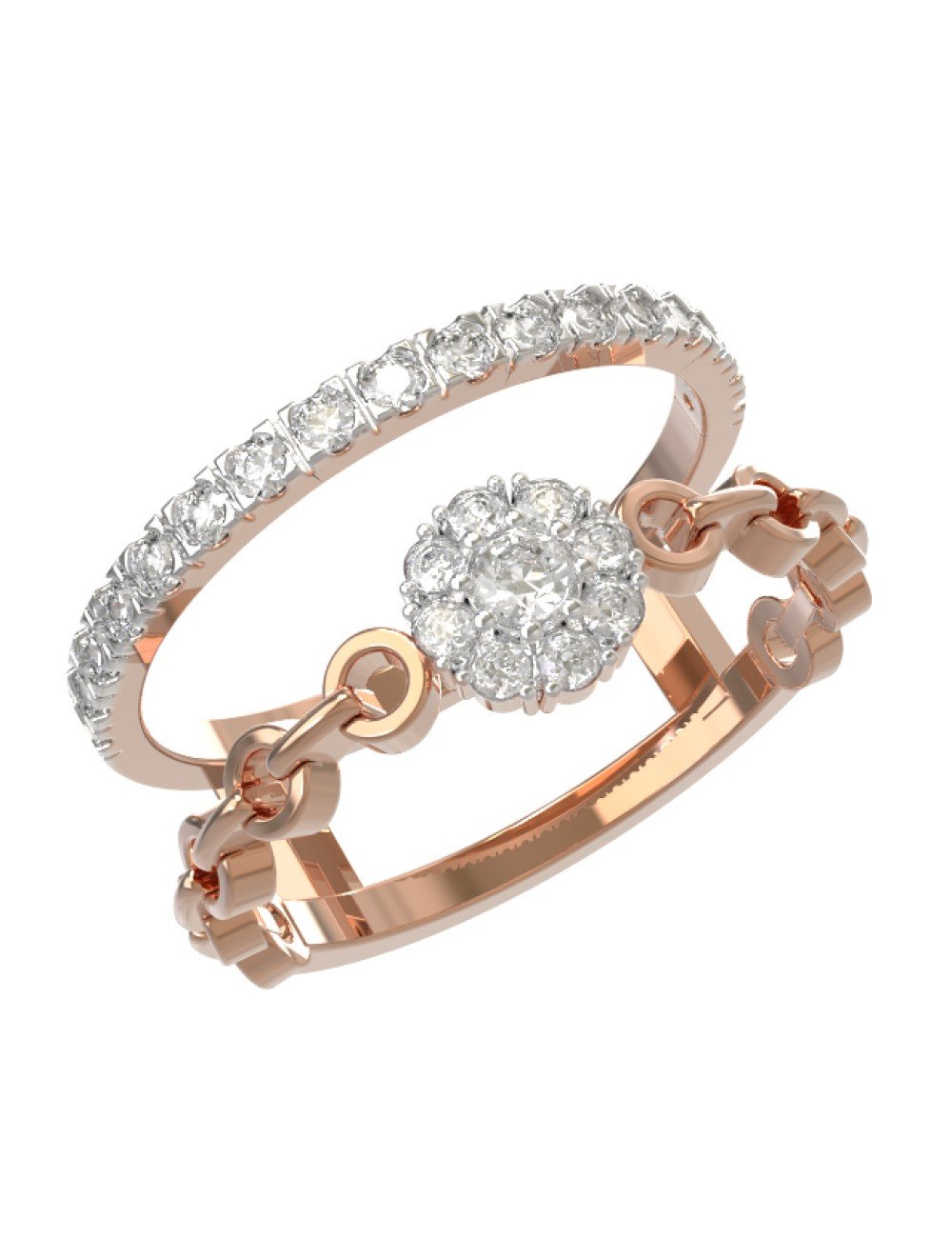 Кольцо из золота c бриллиантами