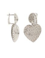 Серьги из белого золота