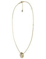 Колье из лимонного золота c бриллиантами