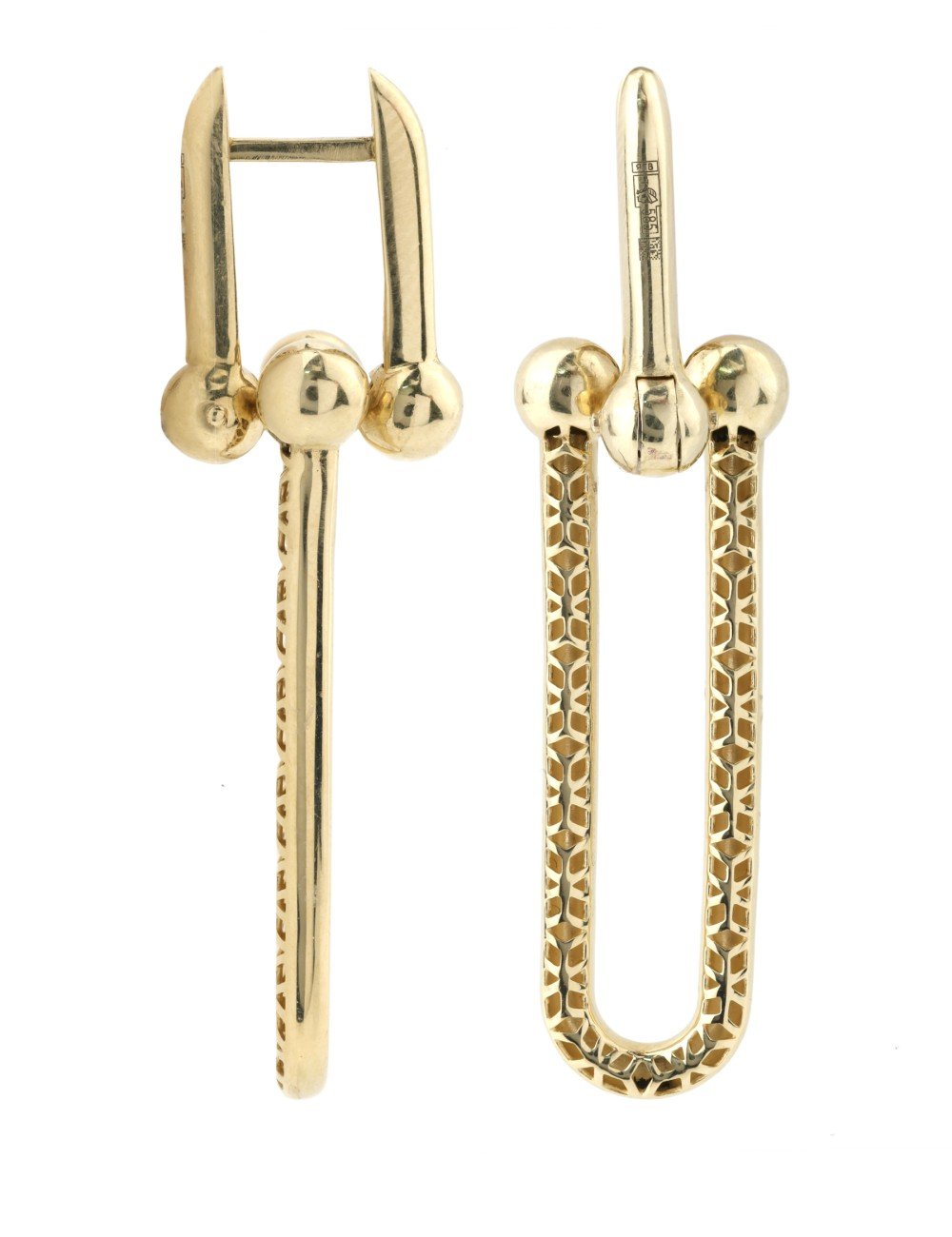 Серьги из лимонного золота