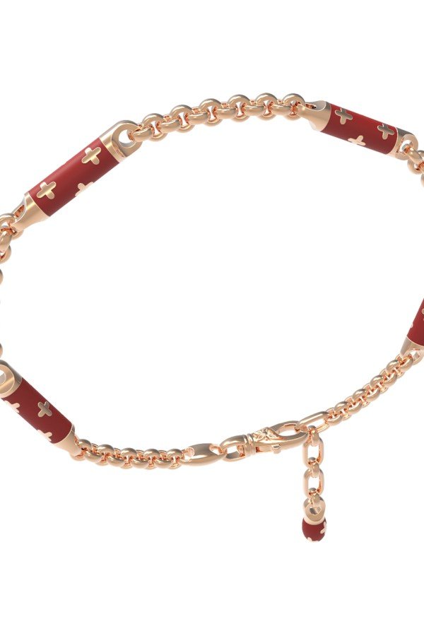 Браслет из золота c эмалью