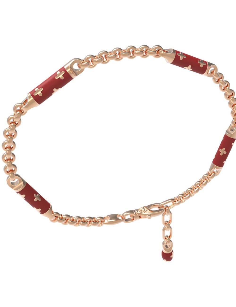 Браслет из золота c эмалью