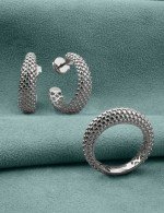 Серьги из белого золота