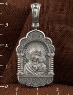 Образок из белого золота