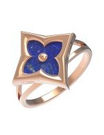 Кольцо из золота c лазуритом