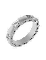 Кольцо из белого золота c бриллиантами