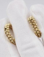 Серьги из лимонного золота 585 пробы