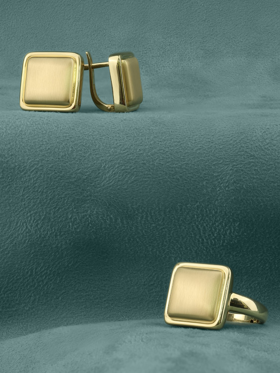 Кольцо из лимонного золота 585 пробы