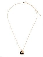 Колье из золота c бриллиантами и ониксом