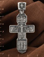 Крест из белого золота