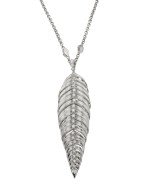 Колье из белого золота c бриллиантами