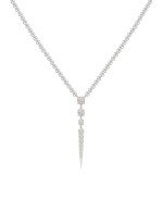 Колье из белого золота c бриллиантами