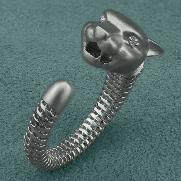 Кольцо из белого золота 585 пробы c бриллиантами