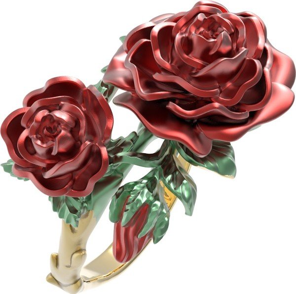 Кольцо из лимонного золота