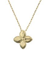 Колье из лимонного золота c бриллиантами и перламутром