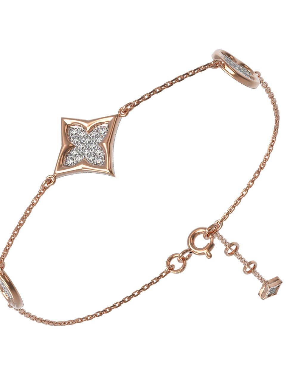 Браслет из золота c бриллиантами