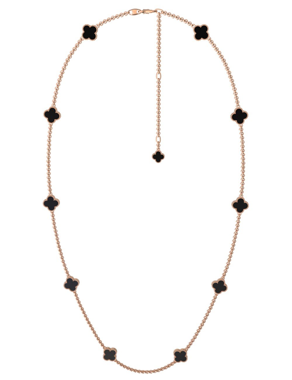 Колье из золота c ониксом