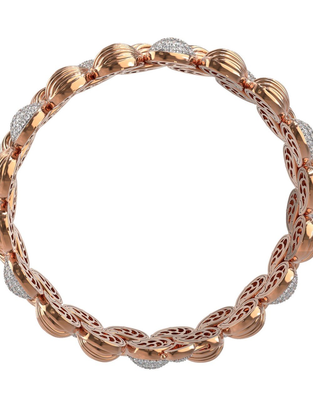 Браслет из золота c бриллиантами